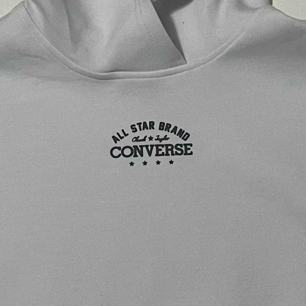 Converse Kids White Hoodie with Logo